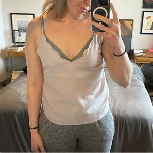 Topshop grey/ lavender camisole